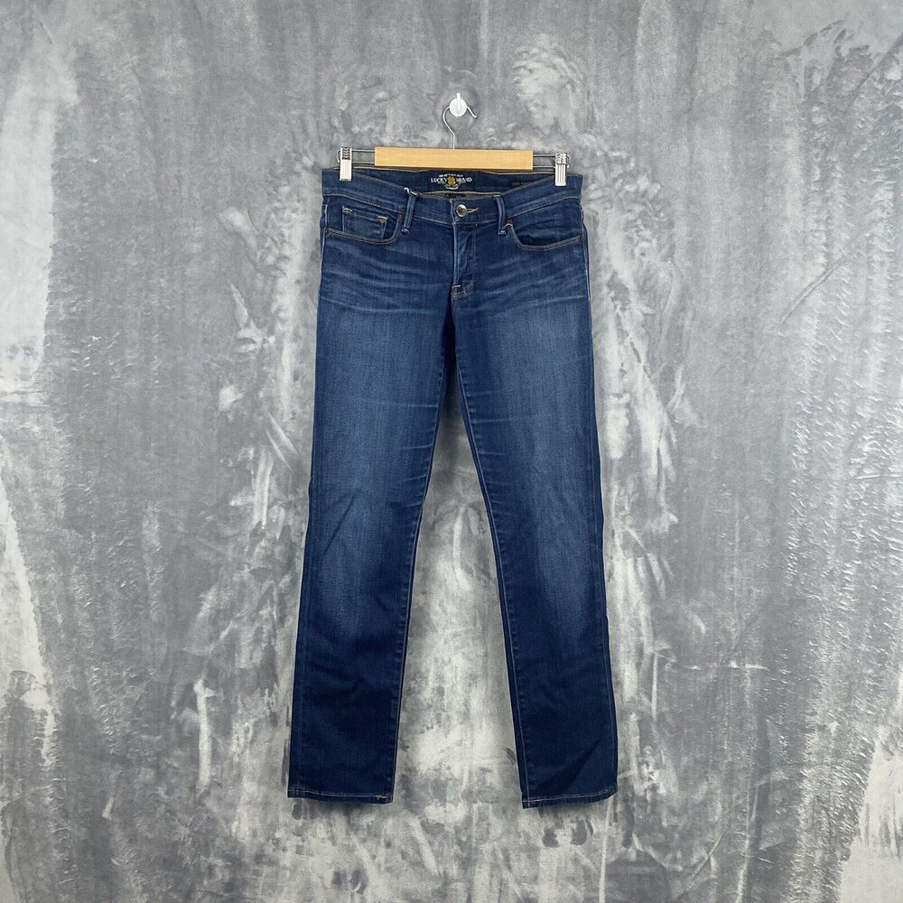 Lucky Brand Jeans Women's Size 28 Low Rise Cate Stacked Skinny Blue
